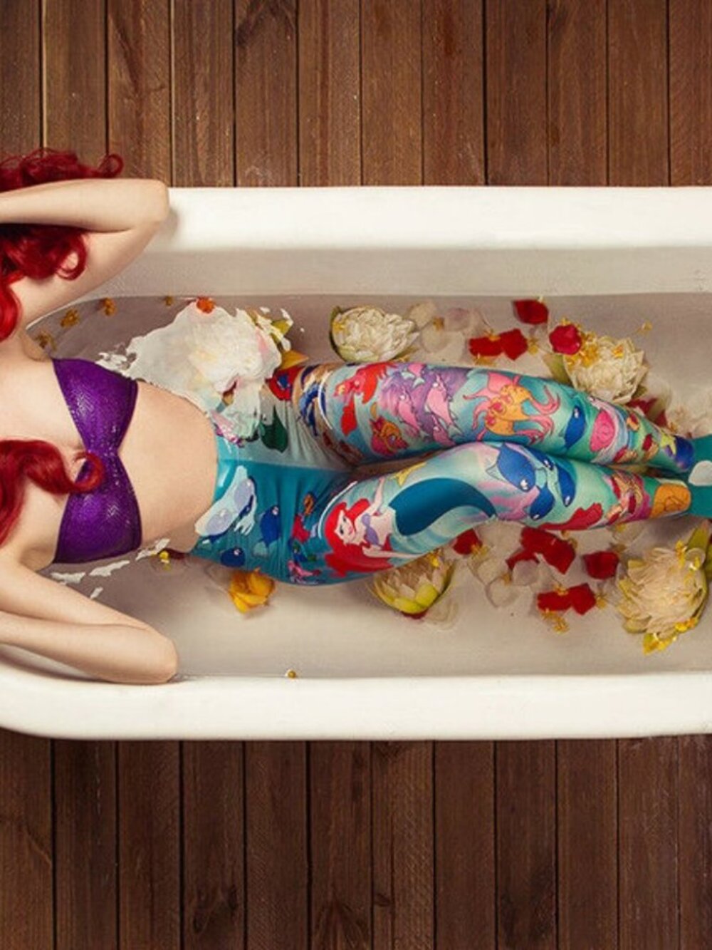 Blackmilk Disney The Little Mermaid Princess Ariel Leggings Pants Tights
